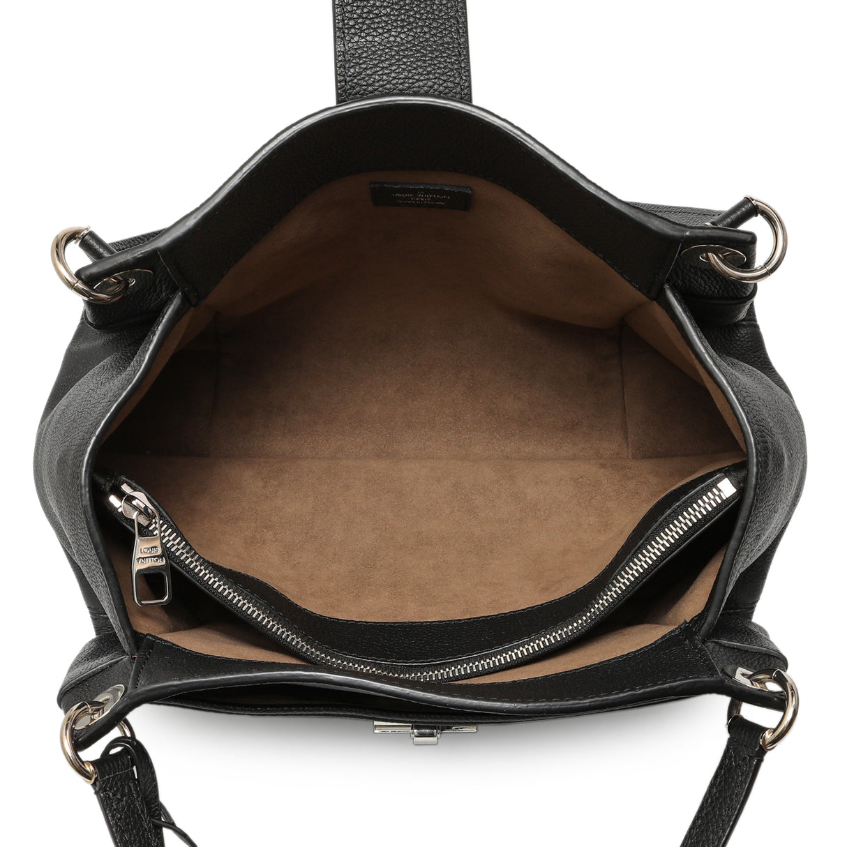 Louis Vuitton Black Mahina Calfskin Sevres Handbags Louis Vuitton