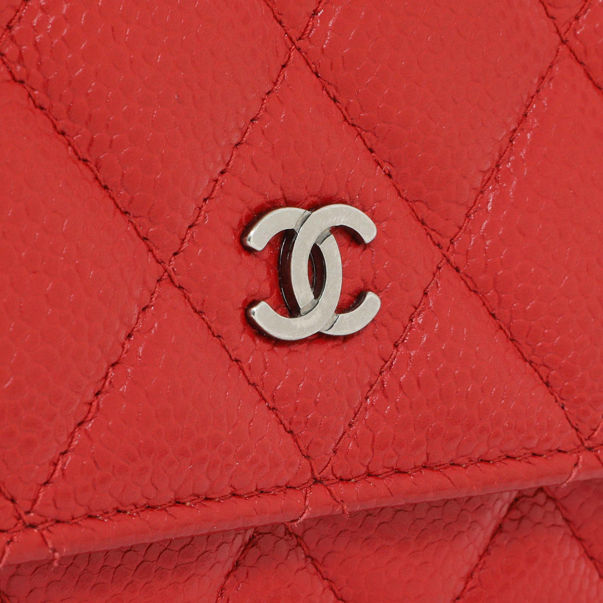Chanel Red Caviar Classic Wallet On Chain Handbags Chanel