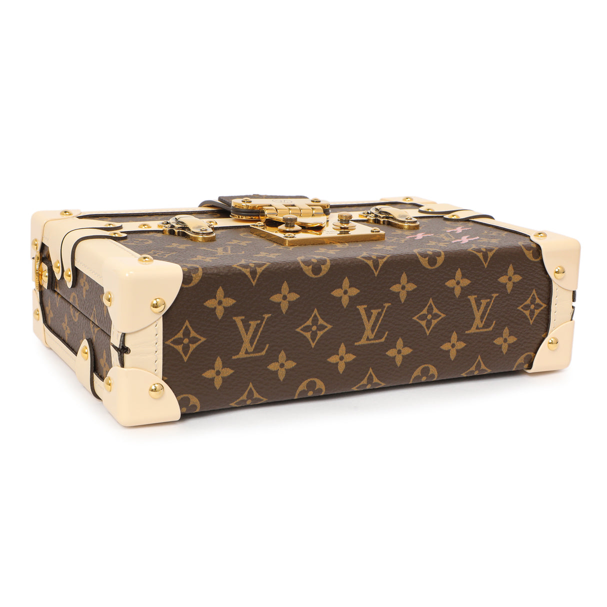 Louis Vuitton Creme Monogram Petite Malle Handbags Louis Vuitton