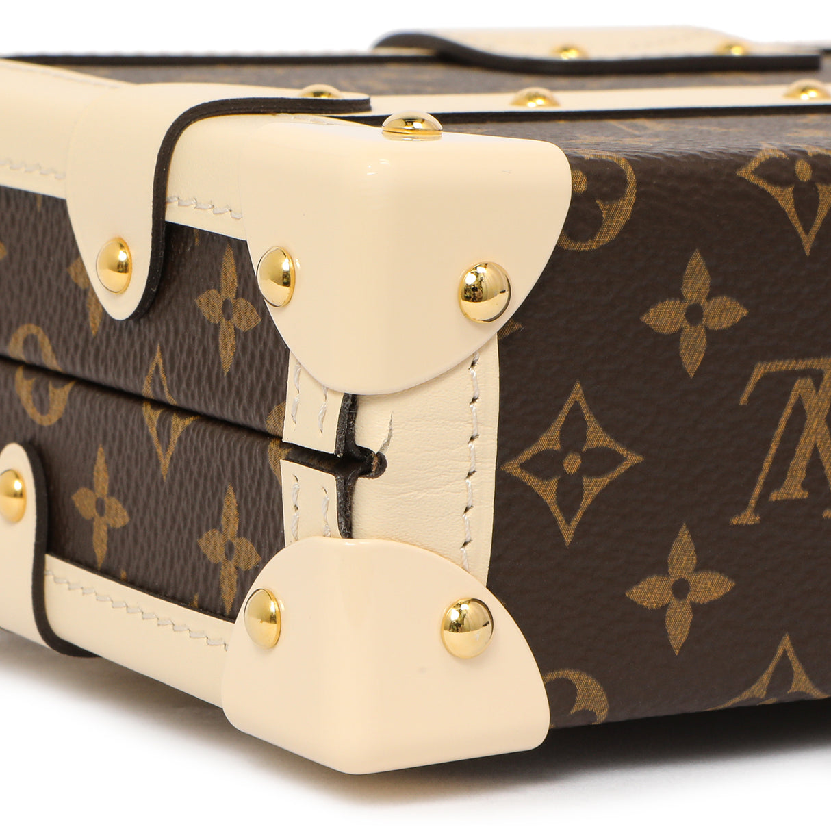 Louis Vuitton Creme Monogram Petite Malle Handbags Louis Vuitton