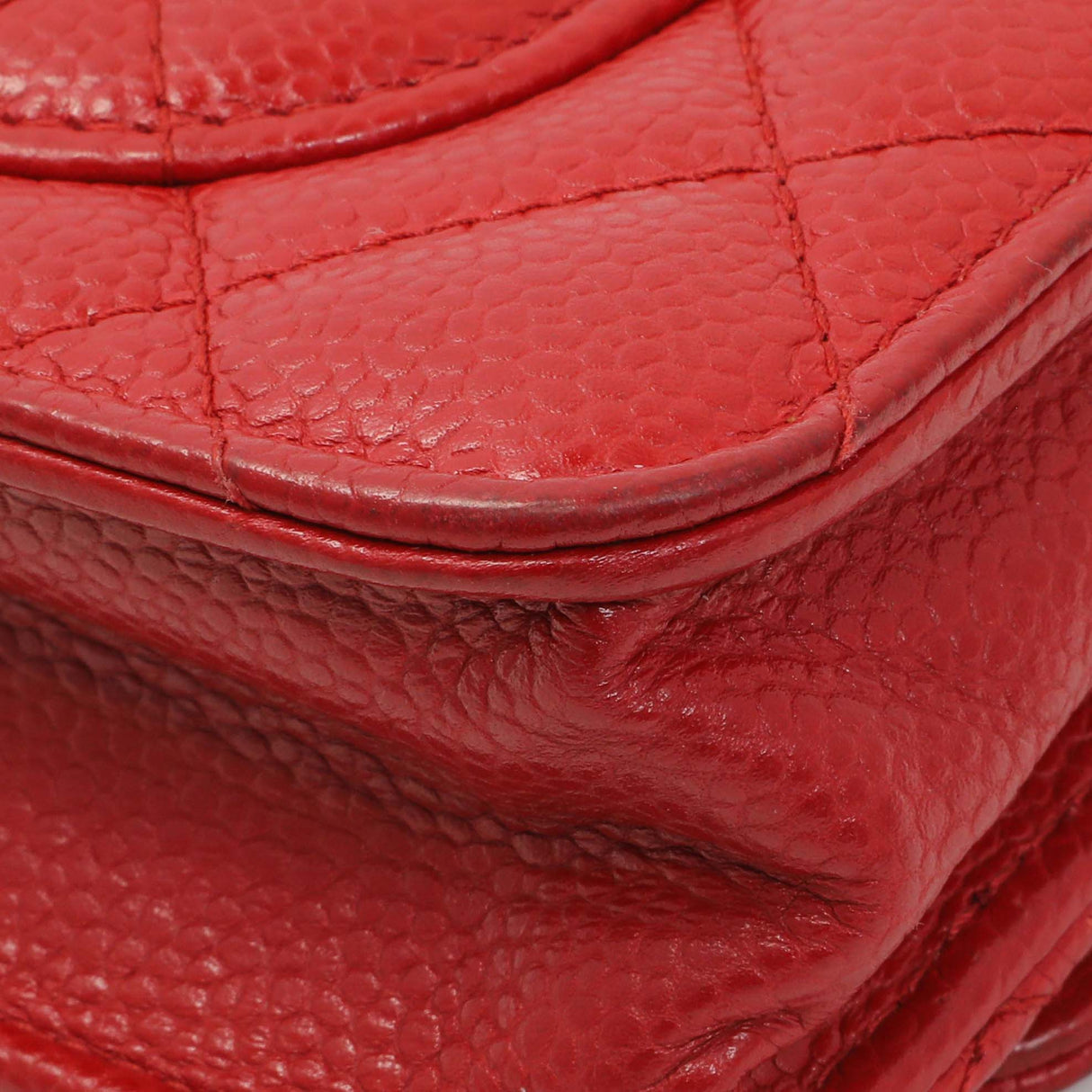 Chanel Red Caviar Classic Wallet On Chain Handbags Chanel