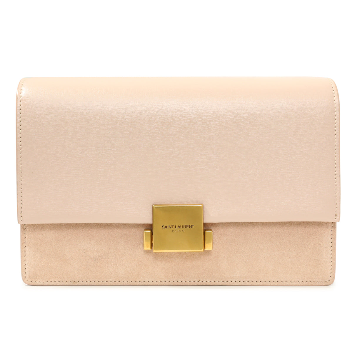 Saint Laurent Marble Pink Smooth Calfskin Suede Medium Bellechasse Bag Handbags Saint Laurent