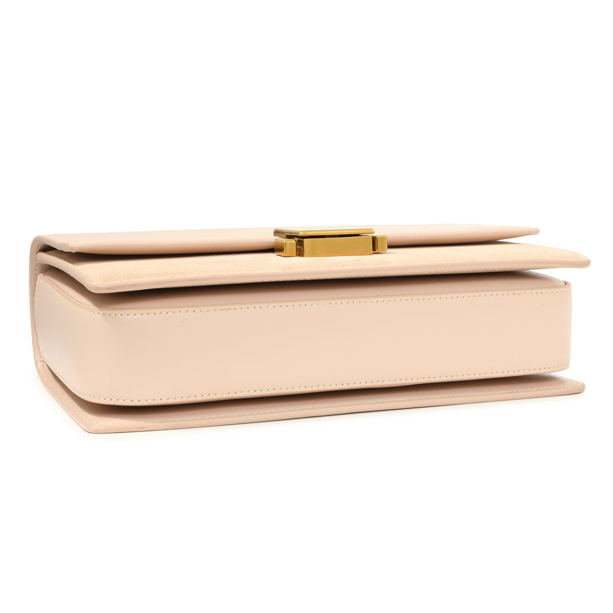 Saint Laurent Marble Pink Smooth Calfskin Suede Medium Bellechasse Bag Handbags Saint Laurent