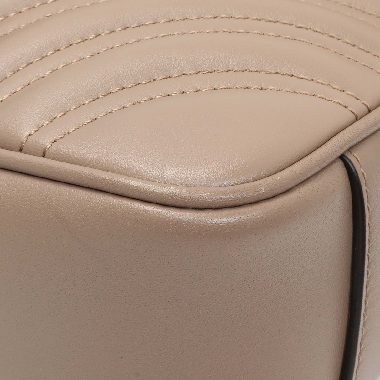 Gucci Porcelain Rose Calfskin Matelasse Small GG Marmont Shoulder Bag Handbags Gucci