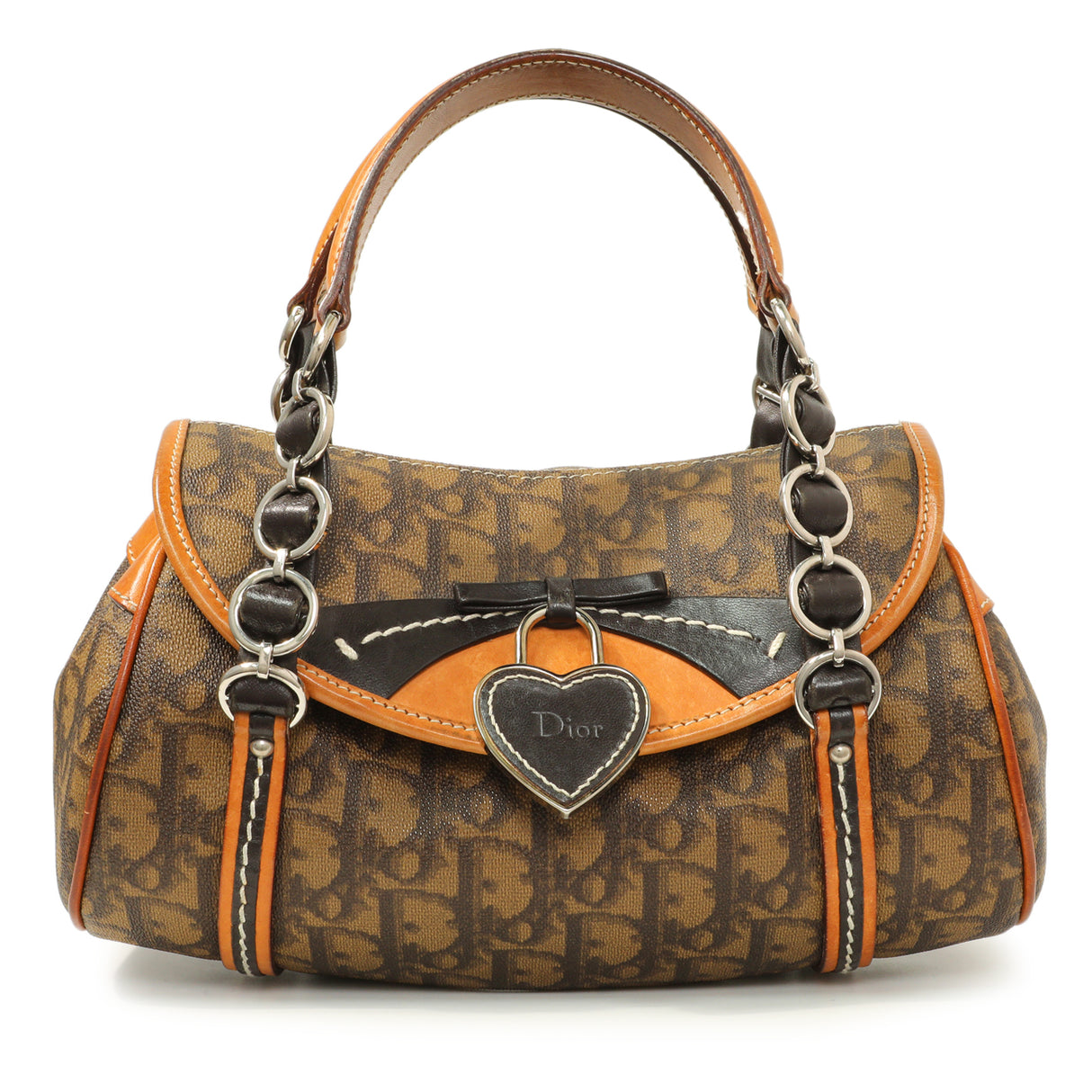 Christian Dior Monogram Romantique Trotter Flap Handbags Christian Dior