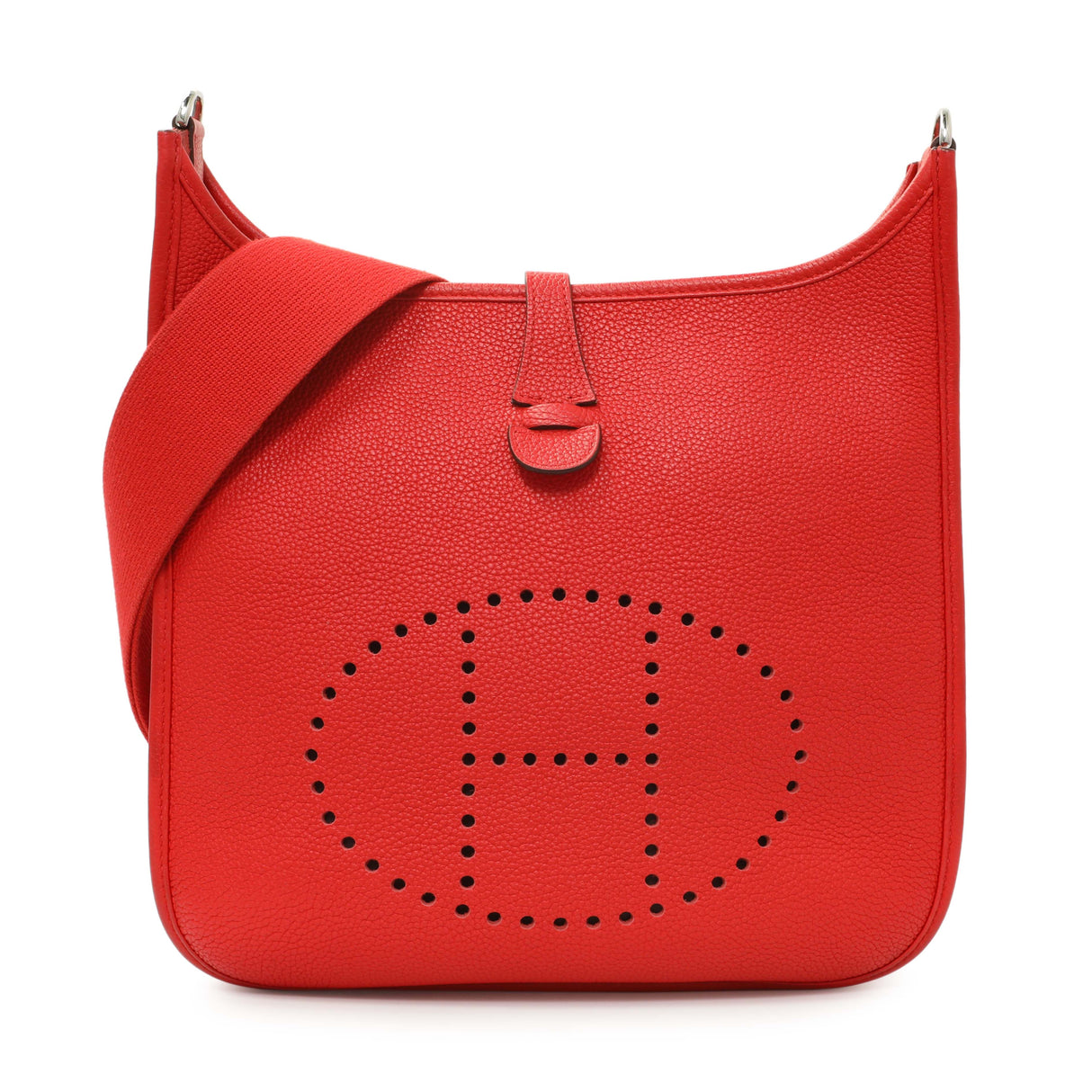Hermes Rouge de Coeur Clemence Evelyne III PM Handbags Hermes