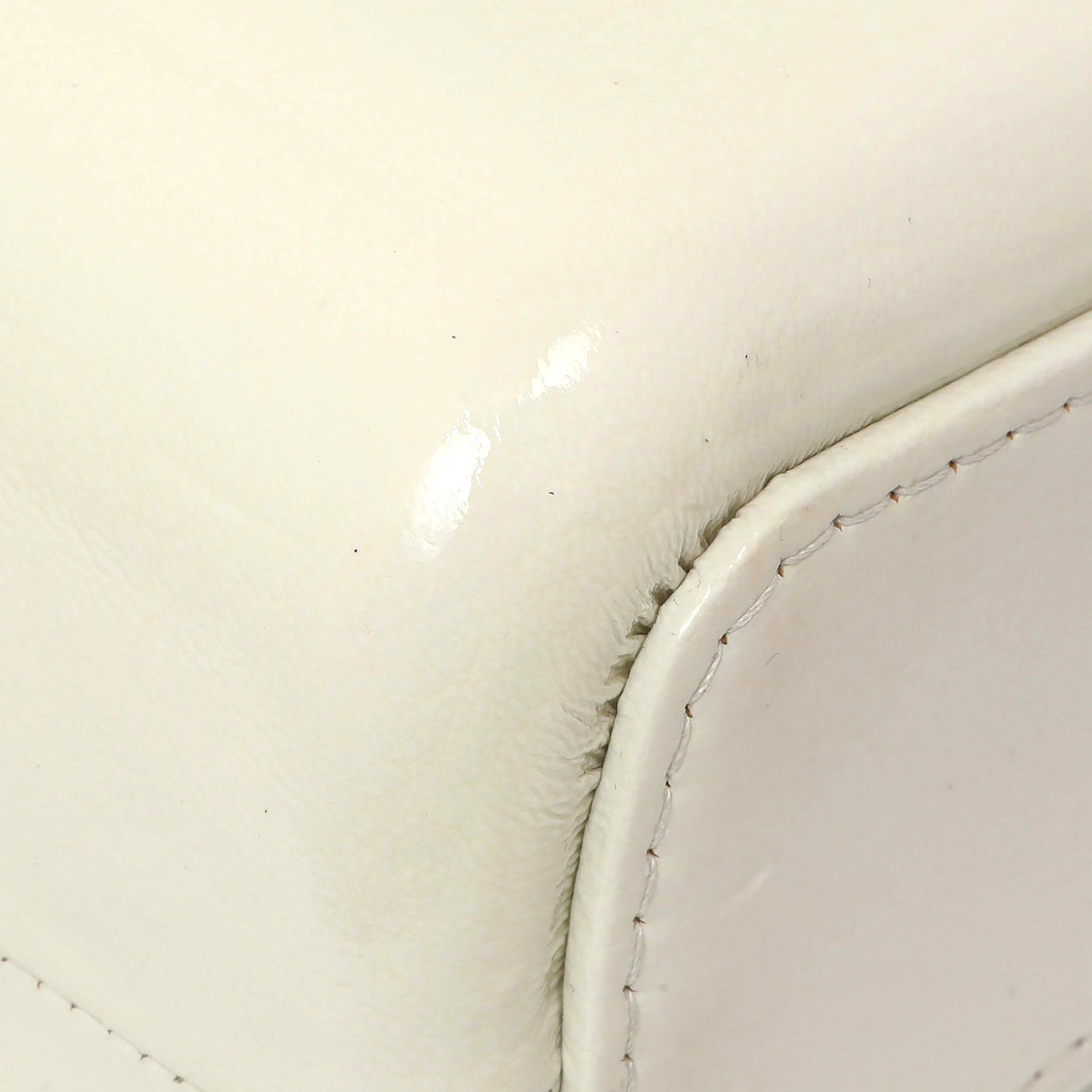 Chanel Patent White Goatskin Quilted Medium Gabrielle Hobo Handbags Chanel