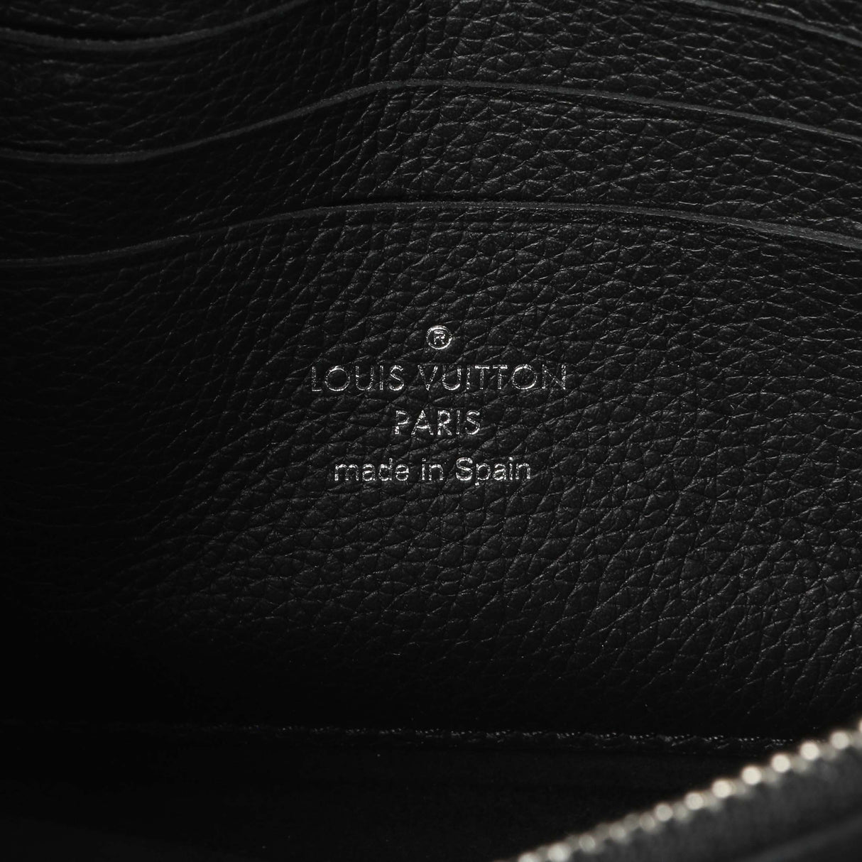 Louis Vuitton Black Calfskin Mylockme Chain Pochette