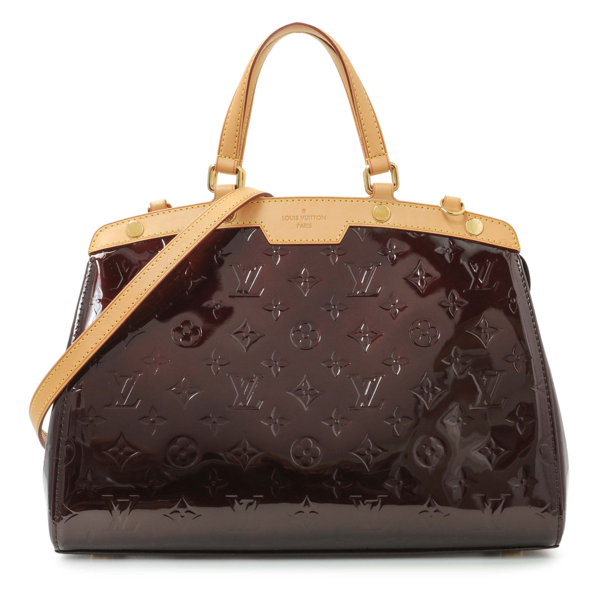 Louis Vuitton Amarante Vernis Brea MM Handbags Louis Vuitton