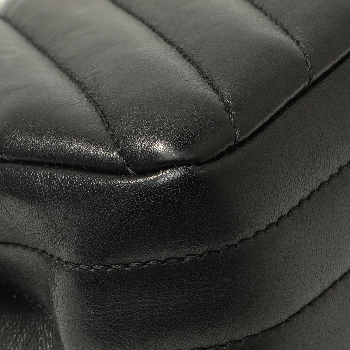 Chanel Black Chevron Quilted Calfskin Mini Statement Flap Handbags Chanel