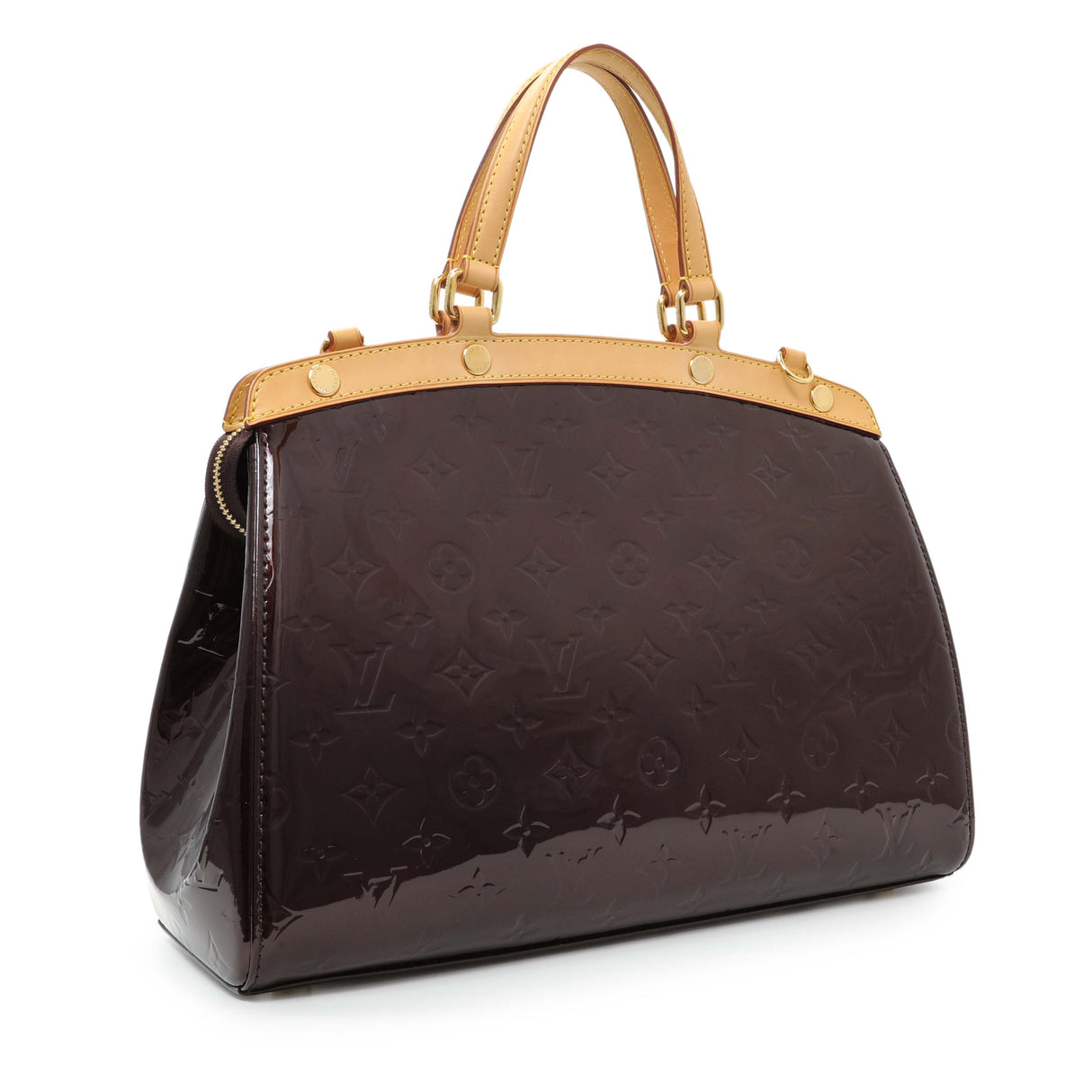 Louis Vuitton Amarante Vernis Brea MM Handbags Louis Vuitton