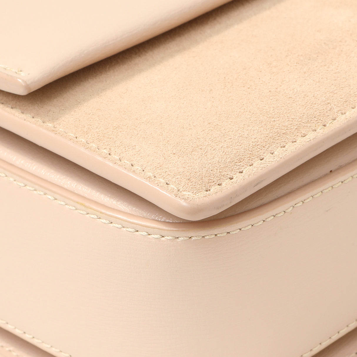 Saint Laurent Marble Pink Smooth Calfskin Suede Medium Bellechasse Bag Handbags Saint Laurent