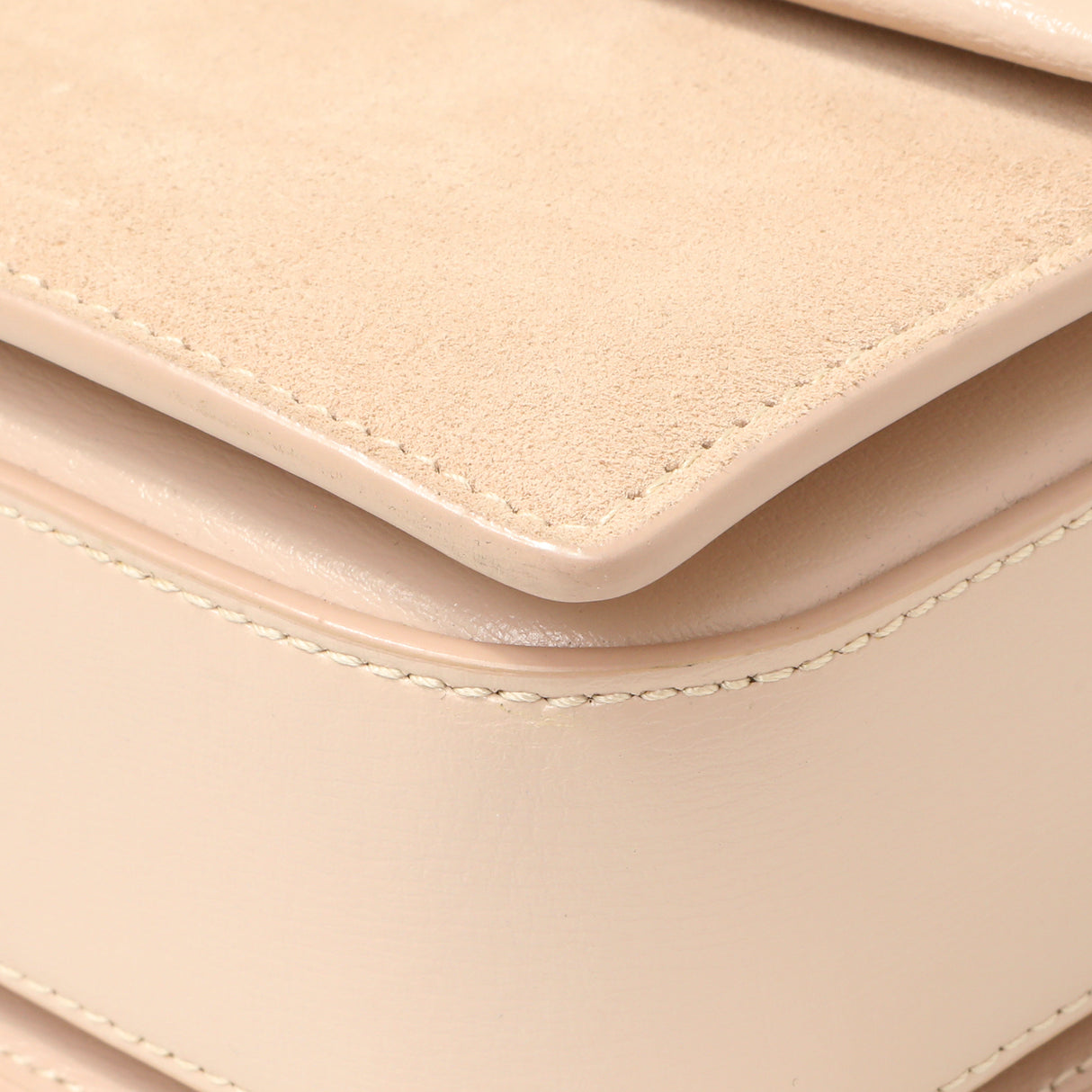 Saint Laurent Marble Pink Smooth Calfskin Suede Medium Bellechasse Bag Handbags Saint Laurent