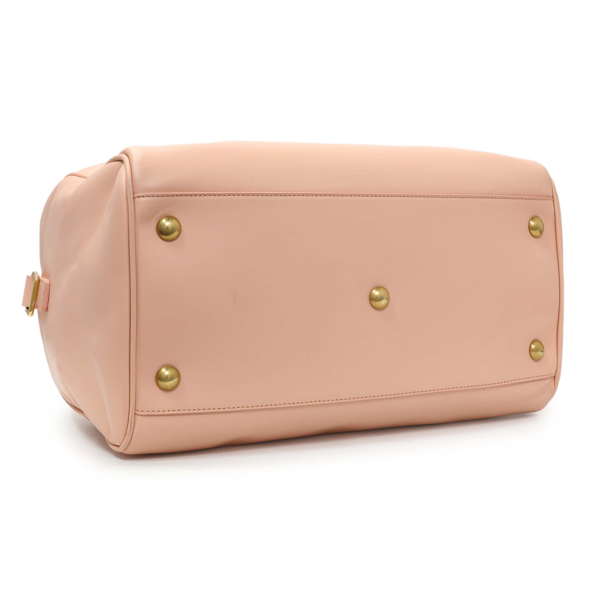 Saint Laurent Peach Calfskin Classic Baby Duffle Handbags Saint Laurent