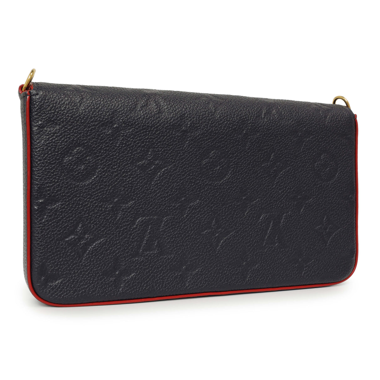 Louis Vuitton Marine Rouge Empreinte Pochette Felicie Chain Wallet Handbags Louis Vuitton