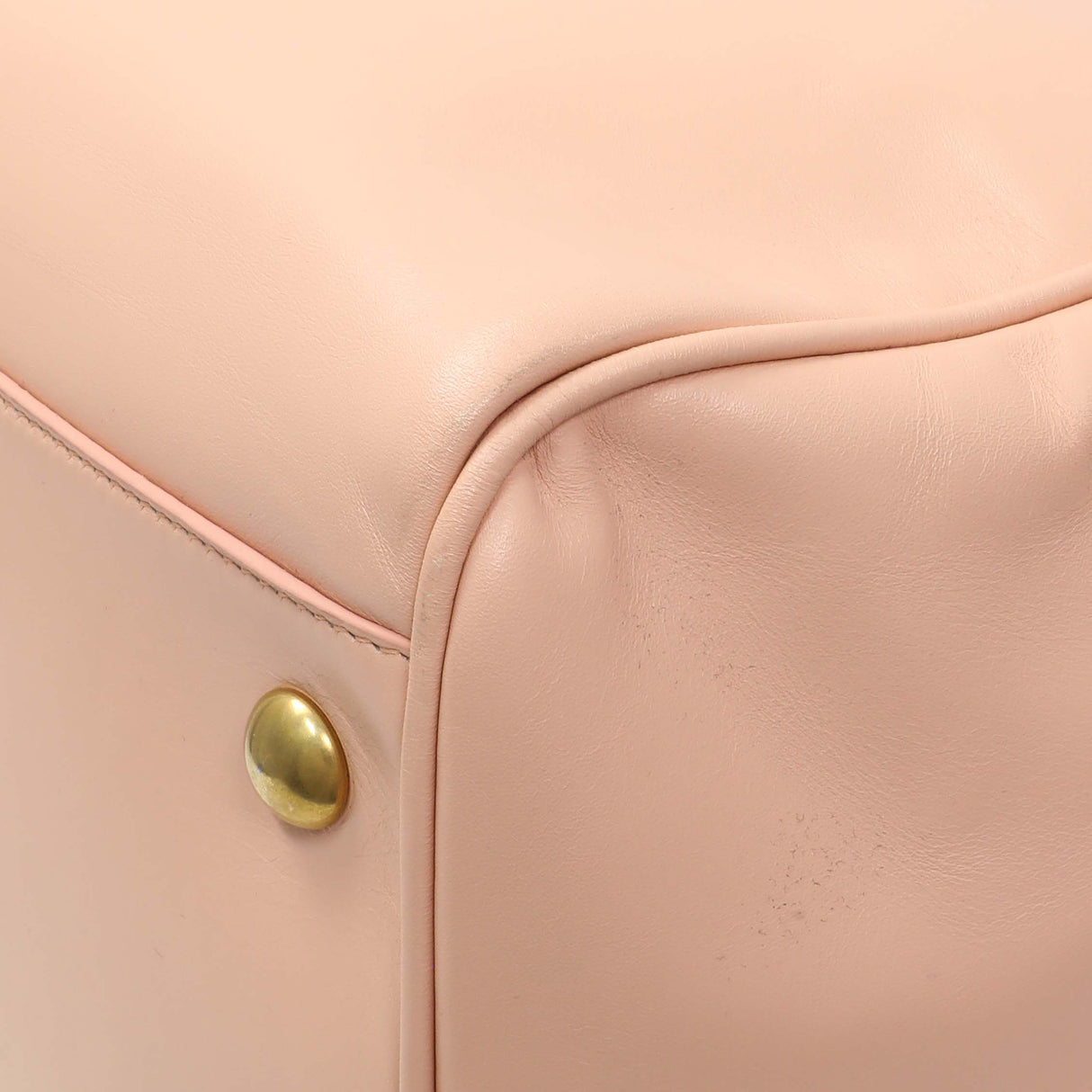 Saint Laurent Peach Calfskin Classic Baby Duffle Handbags Saint Laurent