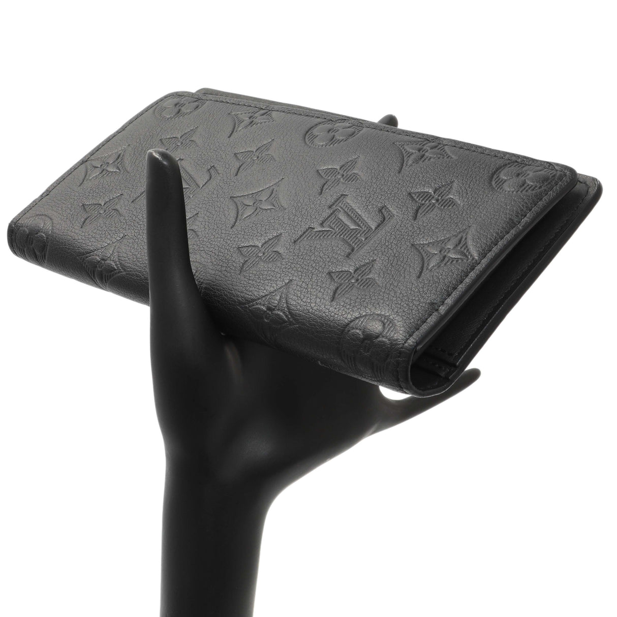 Louis Vuitton Black Monogram Shadow Brazza Wallet Accessories Louis Vuitton