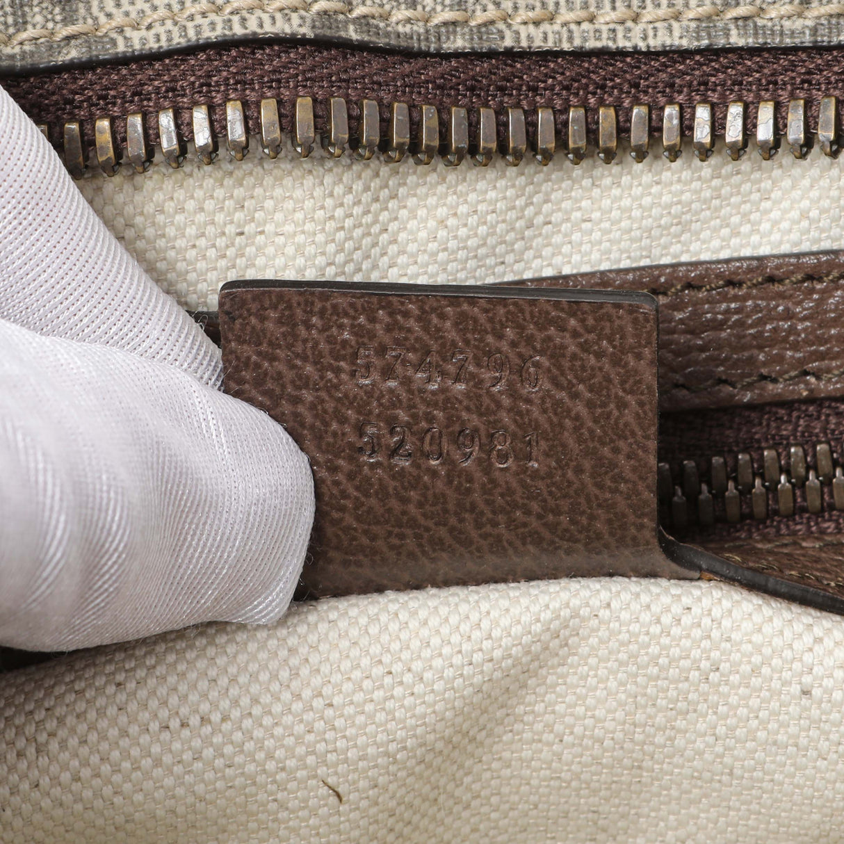 Gucci Brown Soft GG Supreme Monogram Medium Ophidia Belt Bag Handbags Gucci