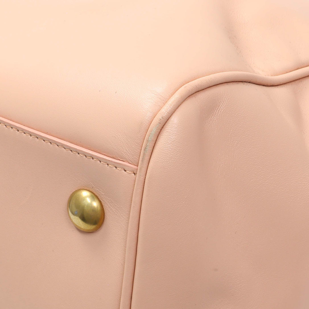 Saint Laurent Peach Calfskin Classic Baby Duffle Handbags Saint Laurent