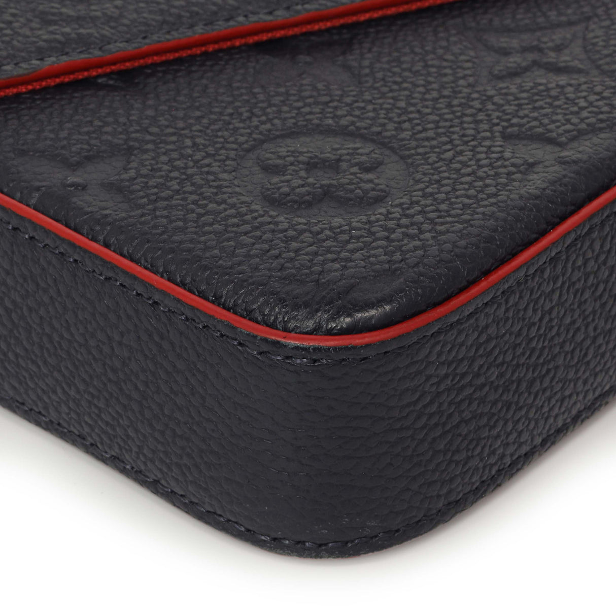 Louis Vuitton Marine Rouge Empreinte Pochette Felicie Chain Wallet Handbags Louis Vuitton