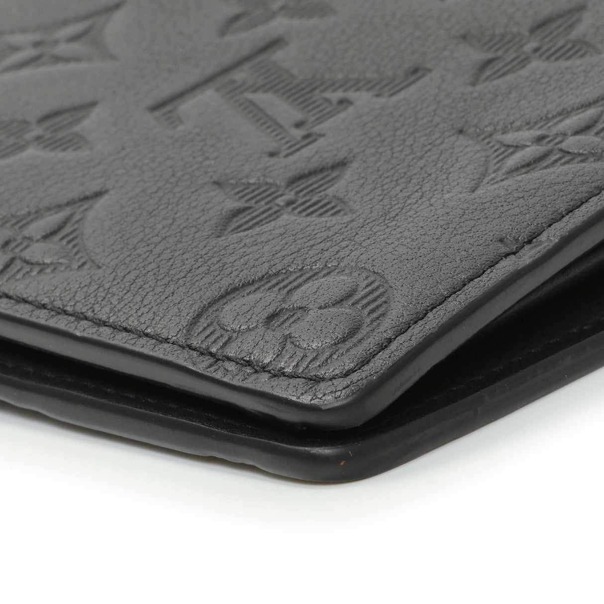 Louis Vuitton Black Monogram Shadow Brazza Wallet