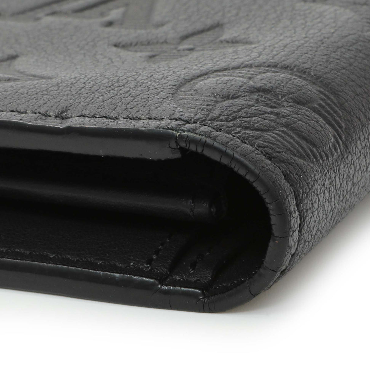 Louis Vuitton Black Monogram Shadow Brazza Wallet