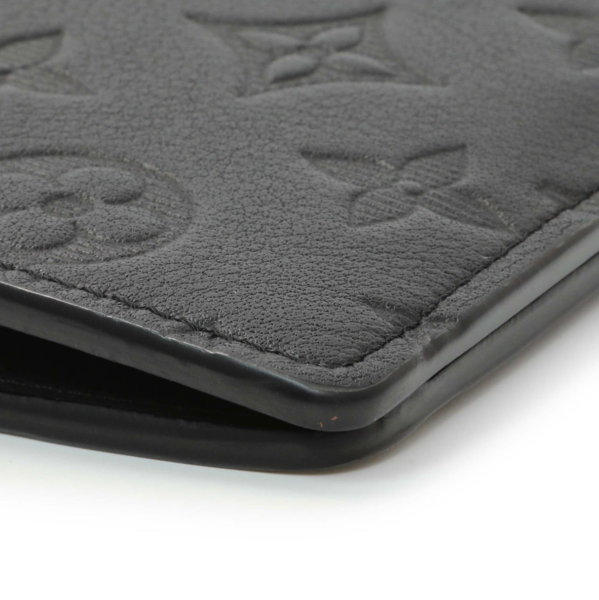 Louis Vuitton Black Monogram Shadow Brazza Wallet