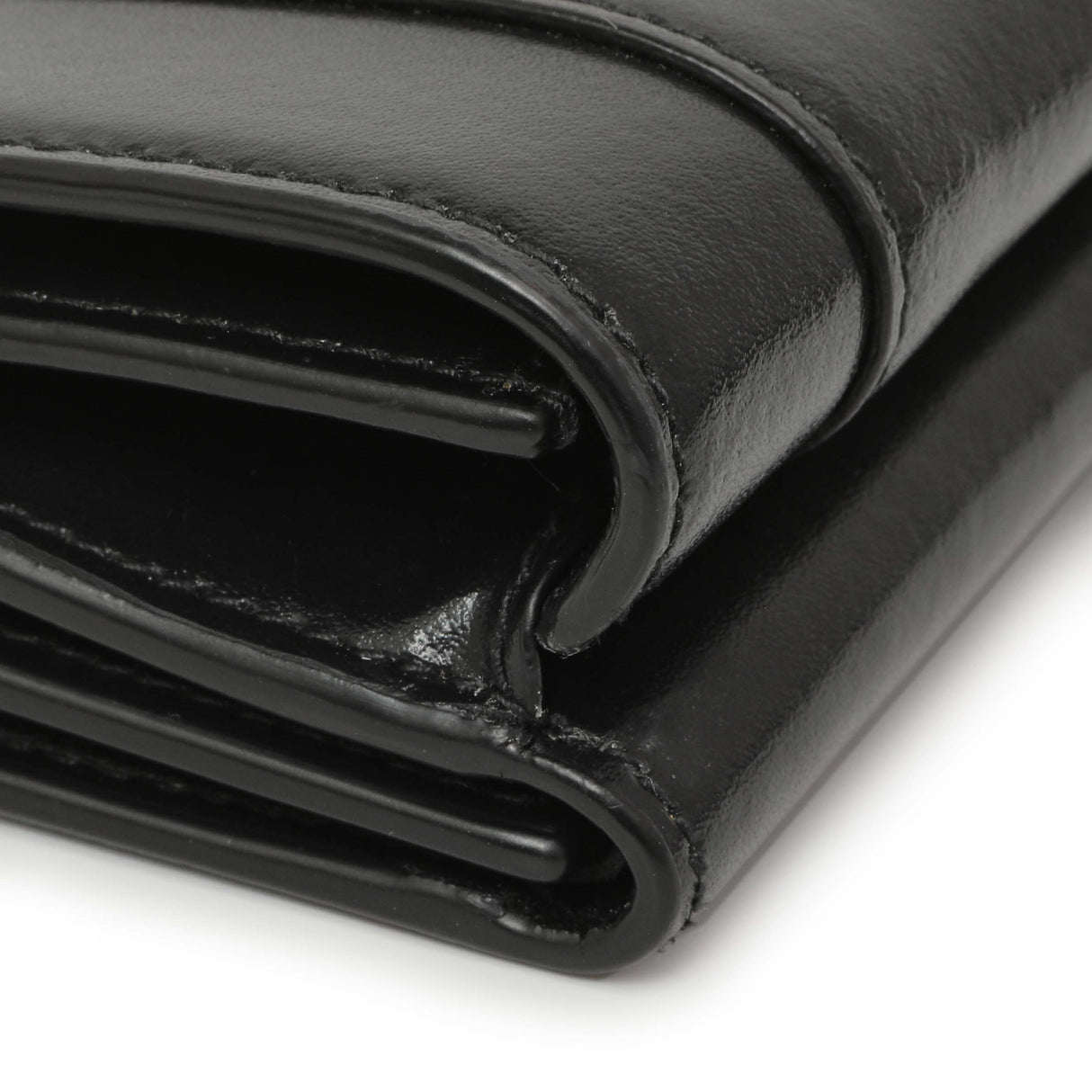 Balenciaga Black Calfskin Hourglass Mini Wallet Accessories Balenciaga