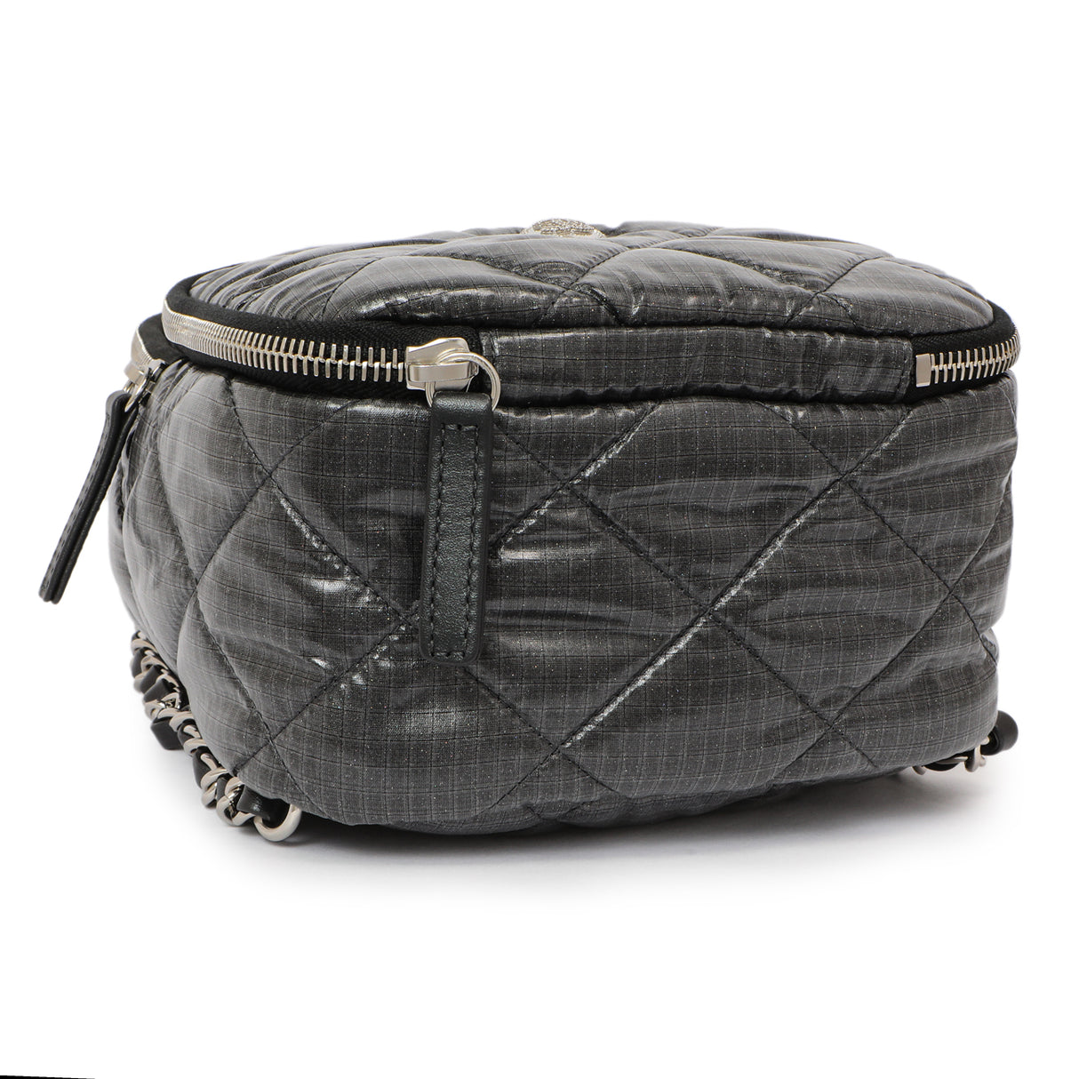 Chanel Grey Nylon Coco Neige Backpack Handbags Chanel