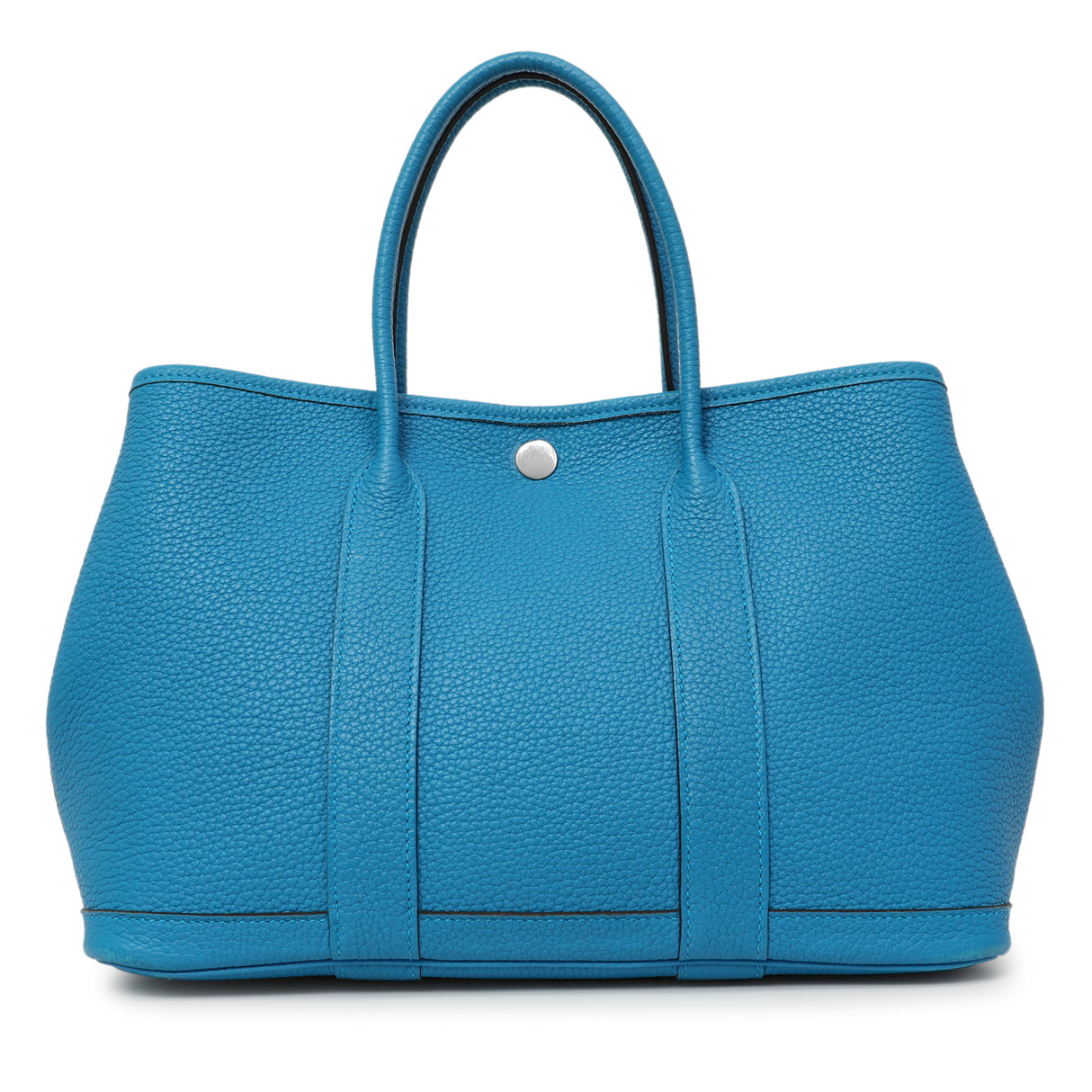 Hermes Bleu Zanzibar Negonda Garden Party 30 Handbags Hermes