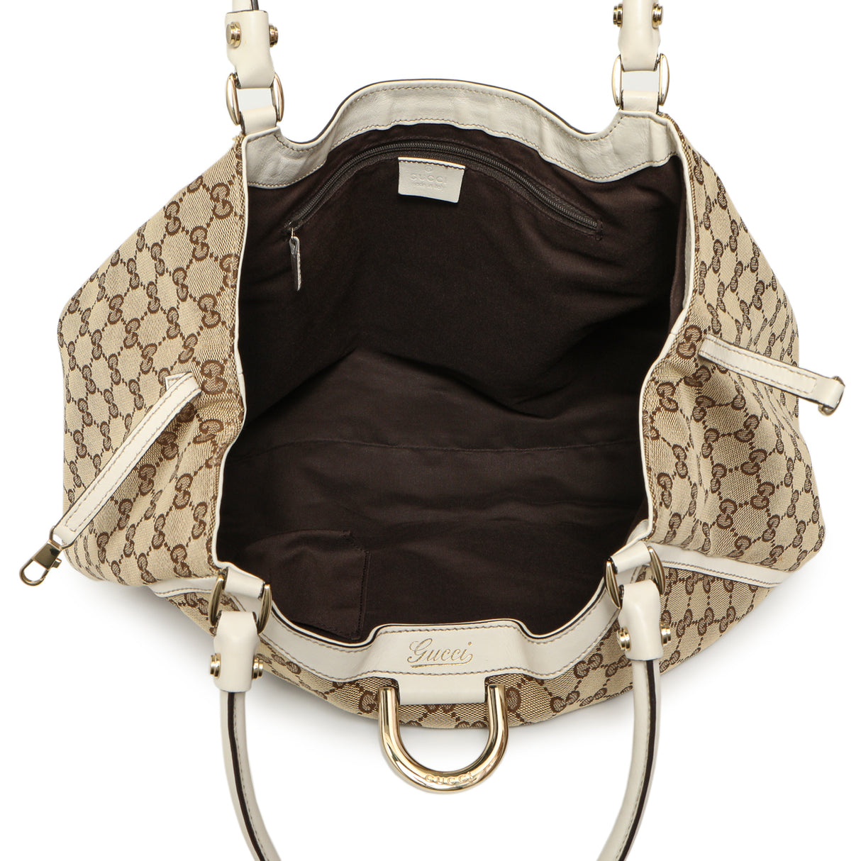 Gucci Monogram Large D Ring Hobo Handbags Gucci