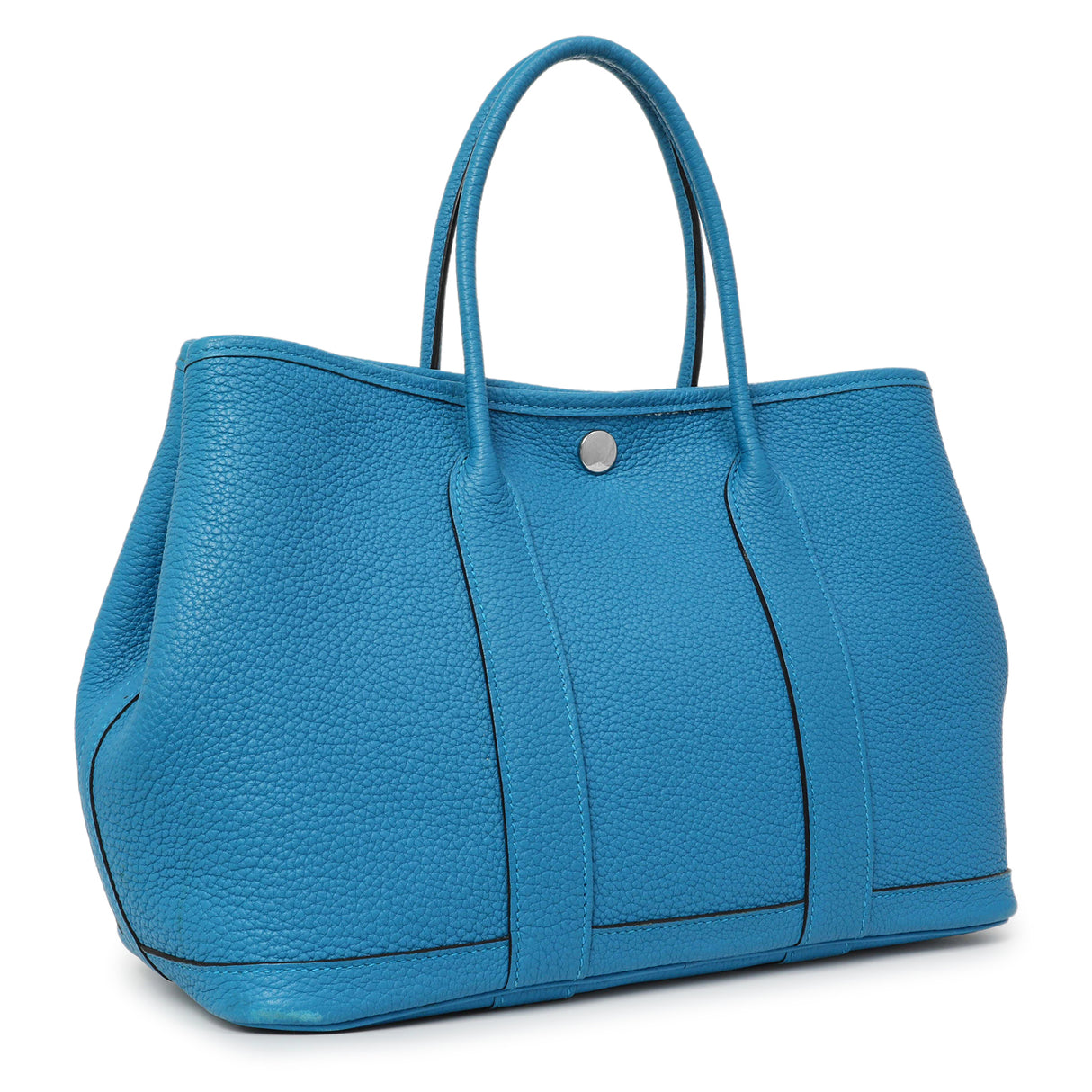 Hermes Bleu Zanzibar Negonda Garden Party 30 Handbags Hermes