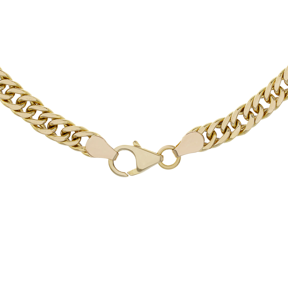 18K Yellow Gold Curb Chain Necklace Fine Jewellery Modaselle