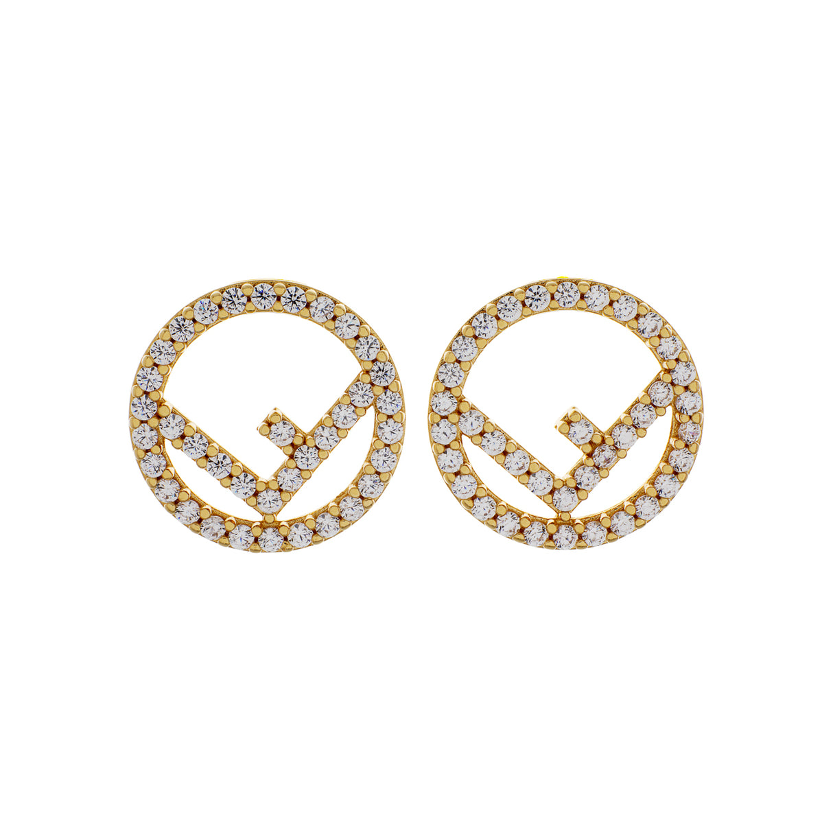 Fendi Crystal F Is Fendi Earrings Designer Jewellery Fendi