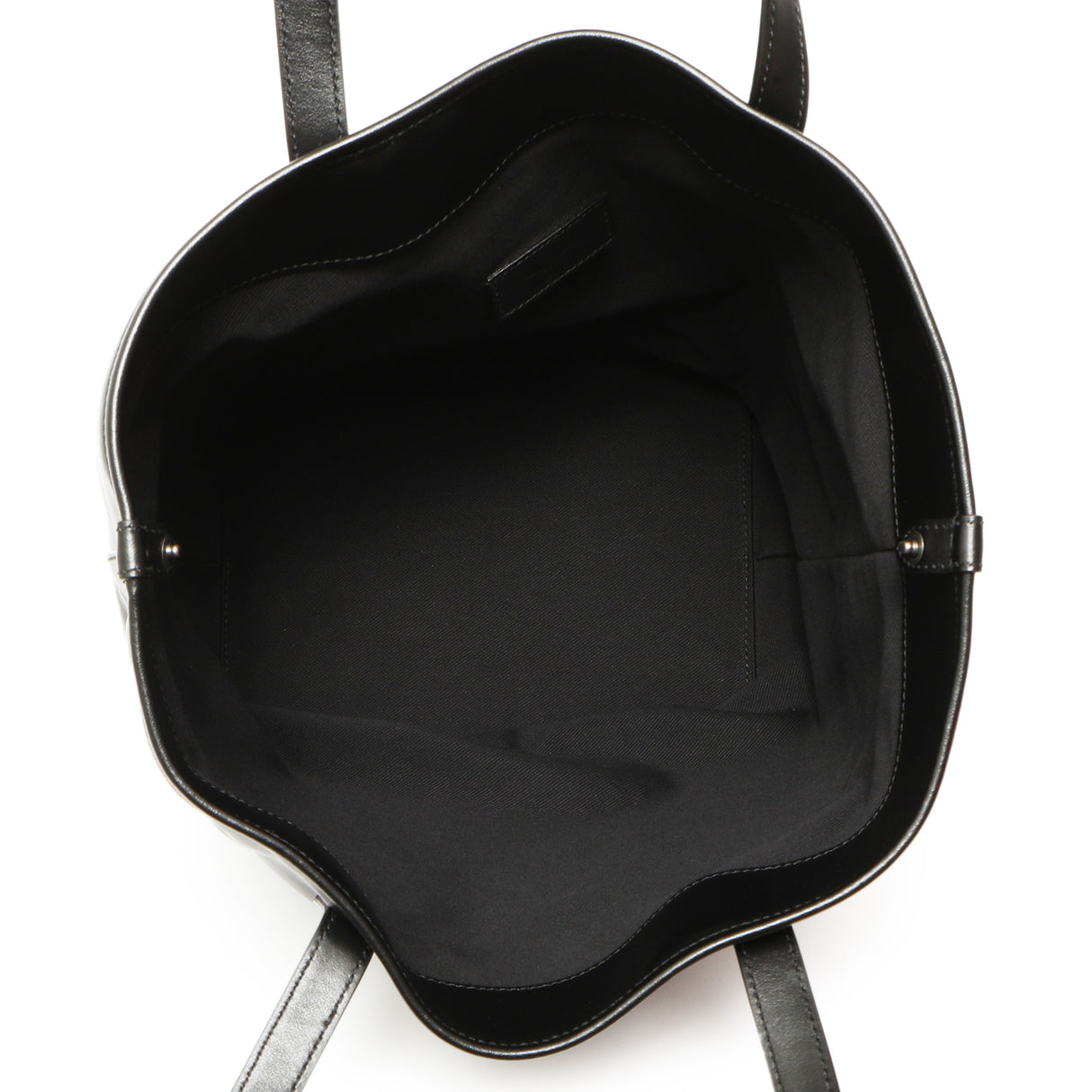 Saint Laurent Black Calfskin Debossed Teddy Shopping Bag Handbags Saint Laurent