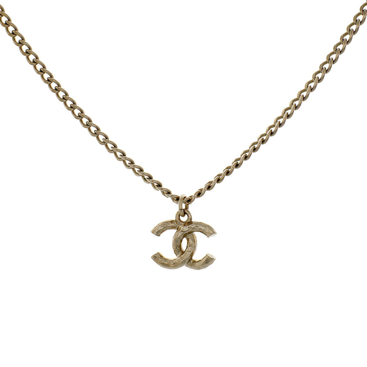 Chanel Crystal CC Pendant Necklace Designer Jewellery Chanel