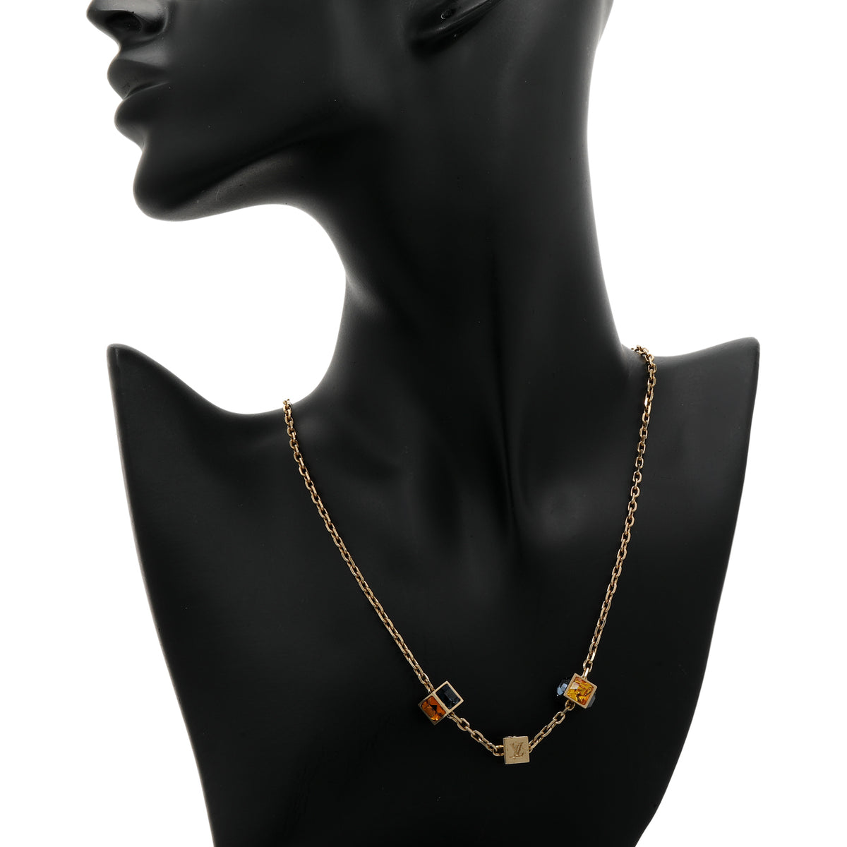 Louis Vuitton Swarovski Gamble Short Necklace Designer Jewellery Louis Vuitton