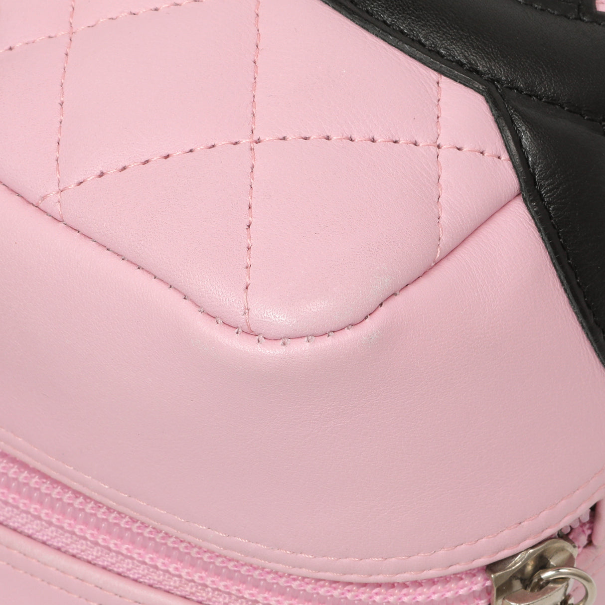 Chanel Pink Quilted Calfskin Large Cambon Bowler Handbags Chanel