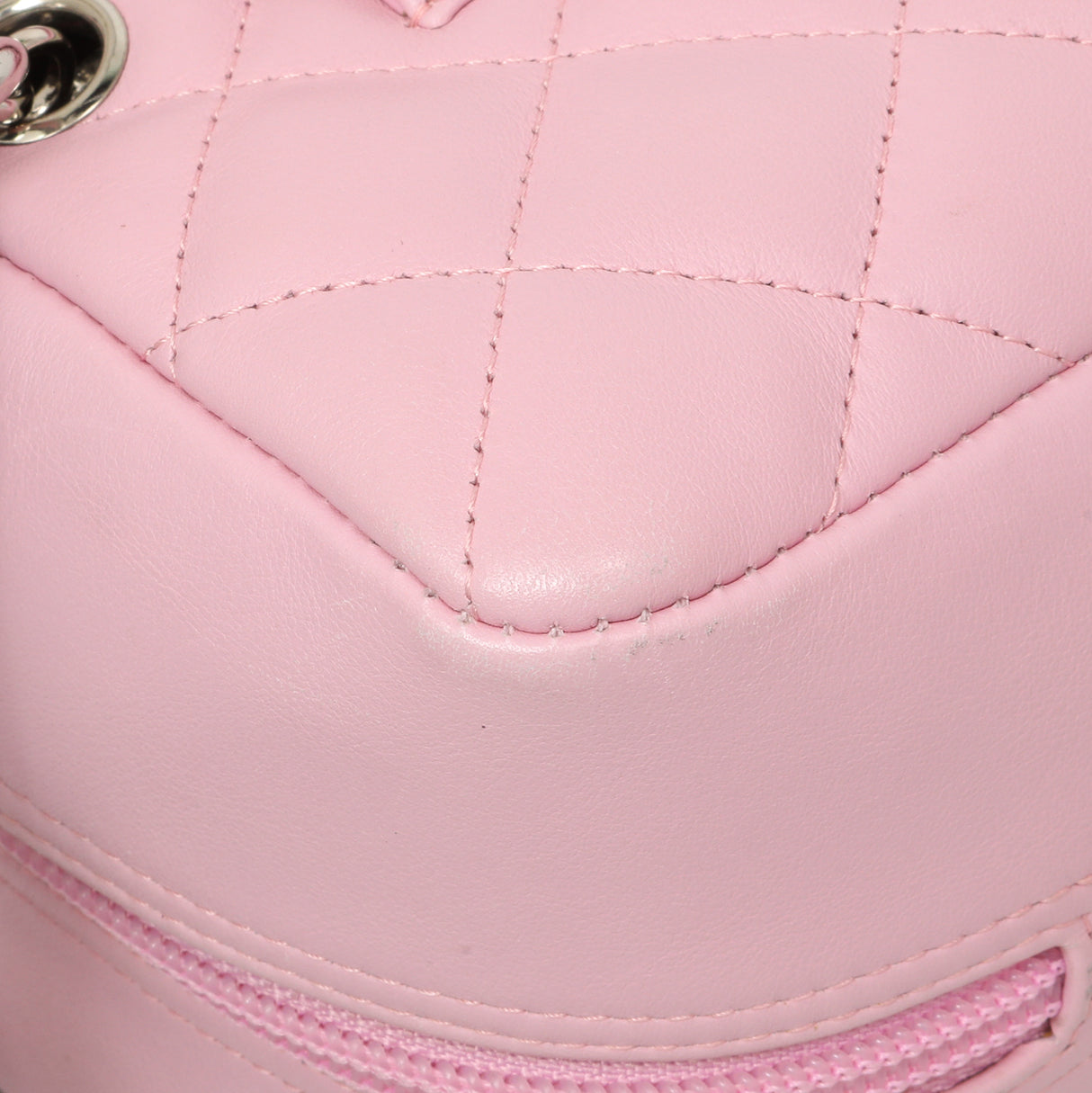 Chanel Pink Quilted Calfskin Large Cambon Bowler Handbags Chanel