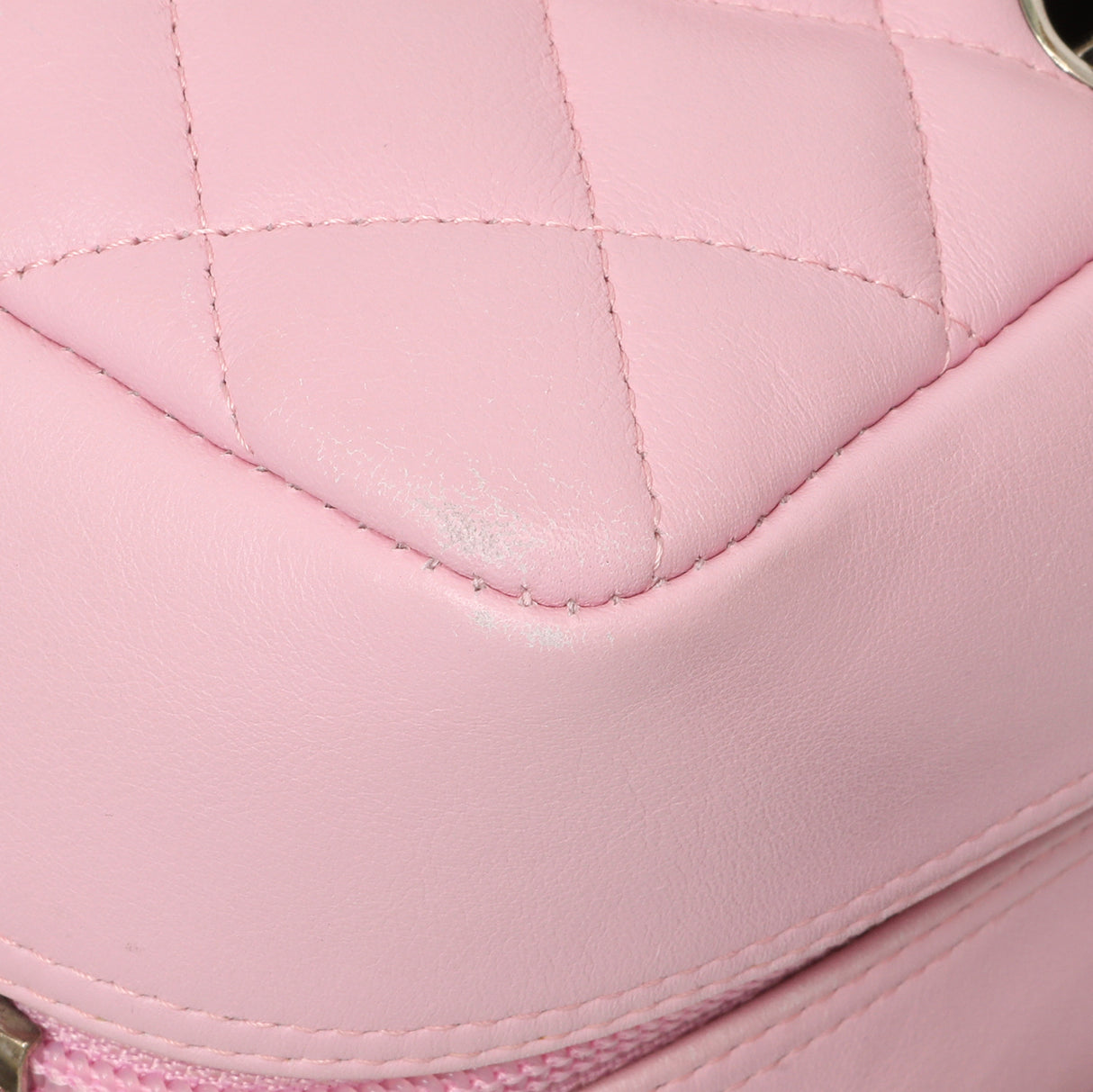 Chanel Pink Quilted Calfskin Large Cambon Bowler Handbags Chanel