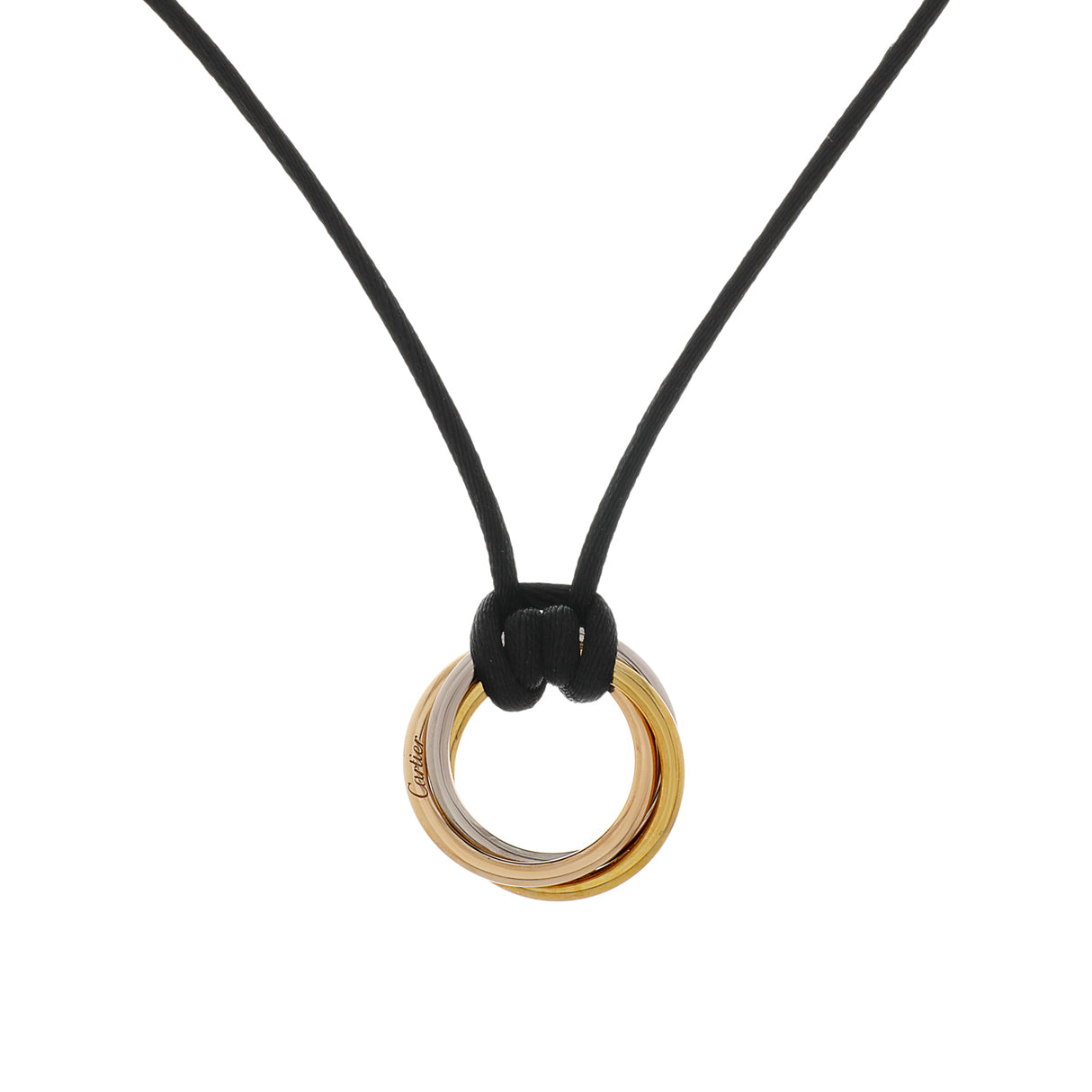 Cartier 18K Trinity Pendant Necklace Designer Jewellery Cartier