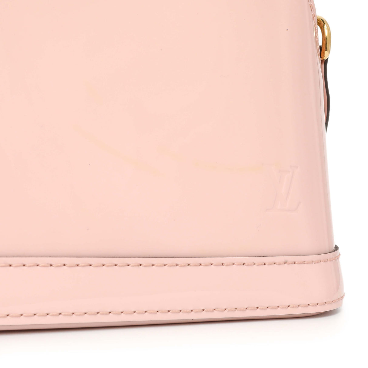 Louis Vuitton Rose Ballerine Vernis Monogram Alma Mini Handbags Louis Vuitton