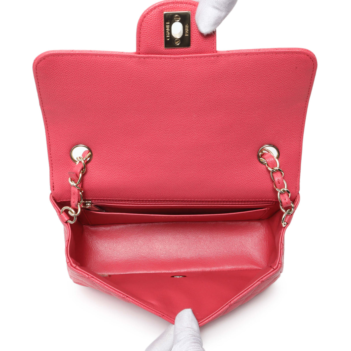 Chanel Caviar Quilted Mini Rectangular Flap Handbags Chanel