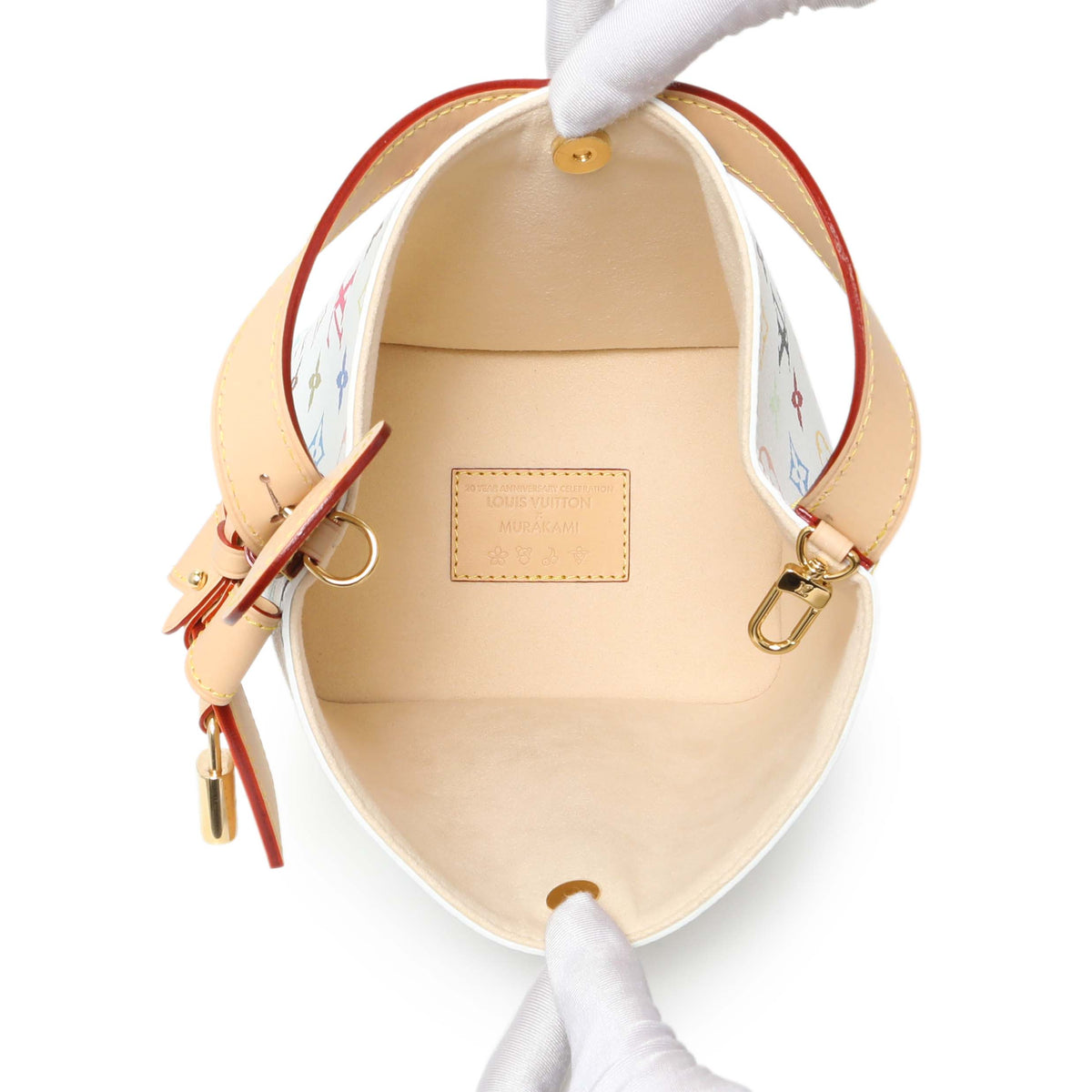 Louis Vuitton x Takashi Murakami Monogram Multicolor All in BB Bucket Bag Handbags Louis Vuitton