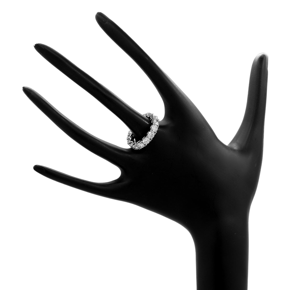 18K White Gold 5.03 Carat Diamond Eternity Ring Fine Jewellery Modaselle