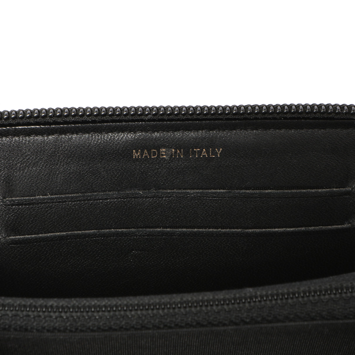 Chanel Black Quilted Lambskin Small Boy Zip Around Wallet Accessories Chanel