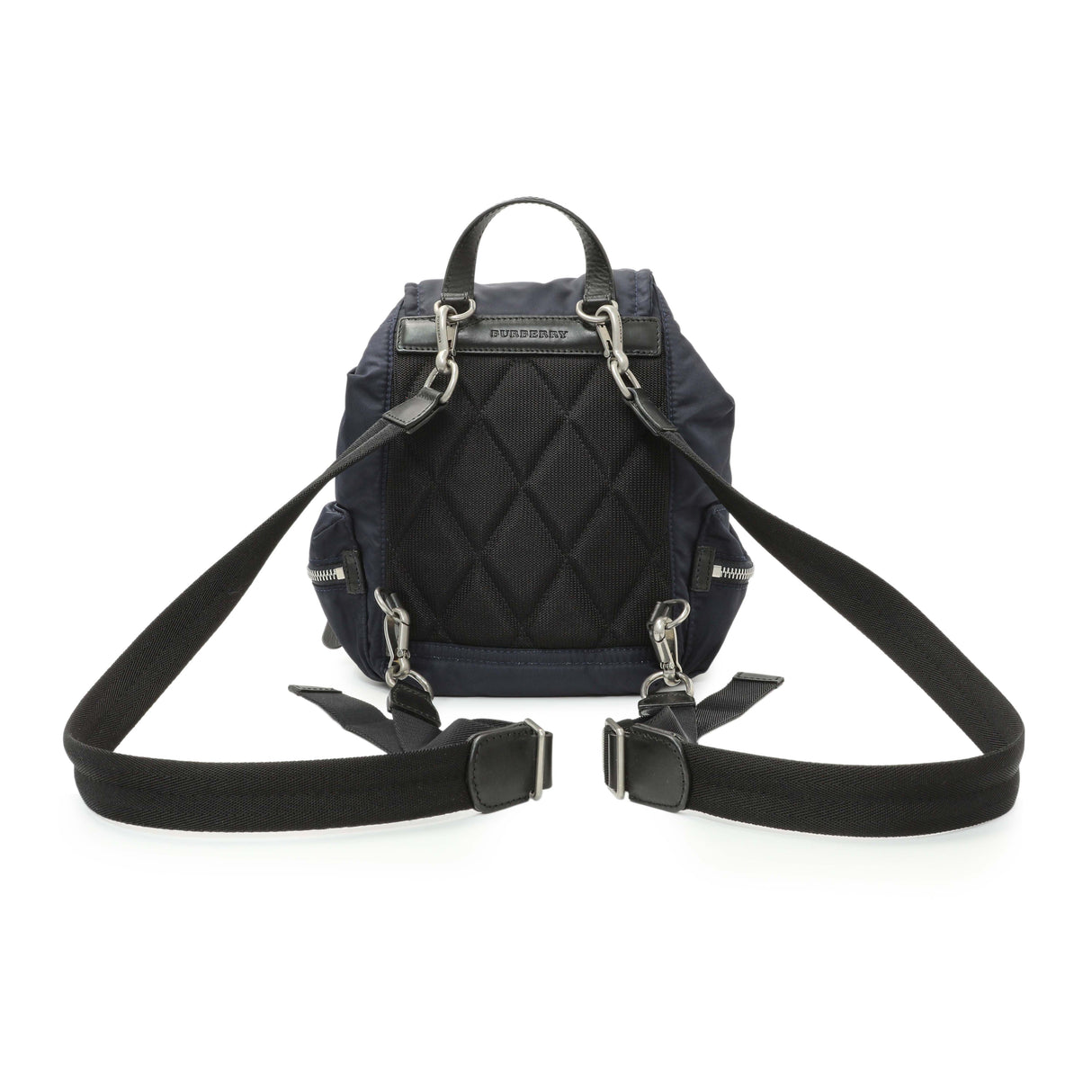 Burberry Navy Nylon Puffer Small Rucksack Backpack Handbags Burberry