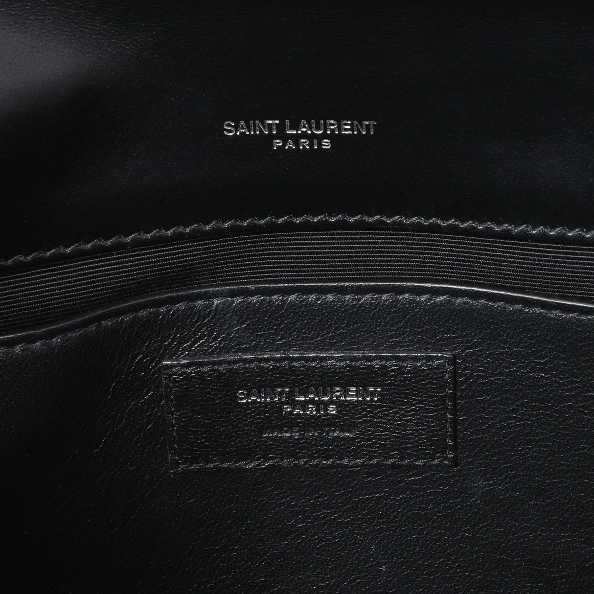 Saint Laurent Black Star Print Calfskin Medium Kate Satchel Handbags Saint Laurent