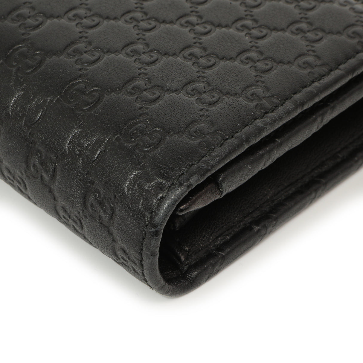 Gucci Black Microguccissima Bow Continental Wallet Accessories Gucci