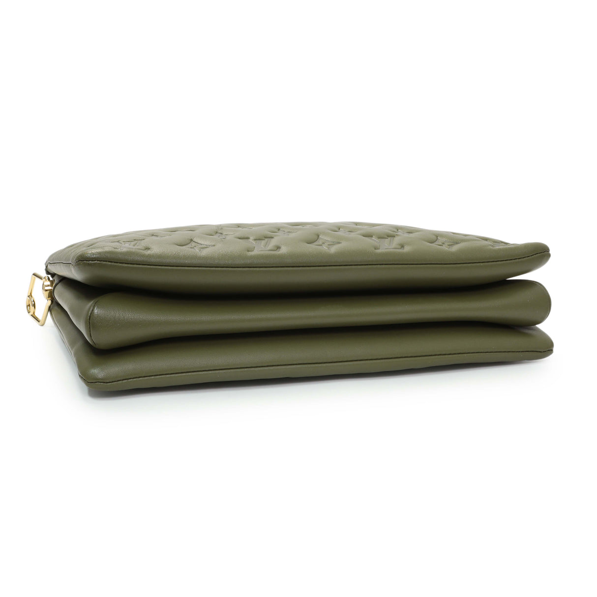 Louis Vuitton Green Monogram Embossed Lambskin Coussin MM Handbags Louis Vuitton
